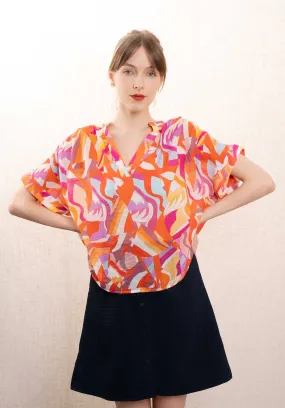 Blouse T1478 Corail