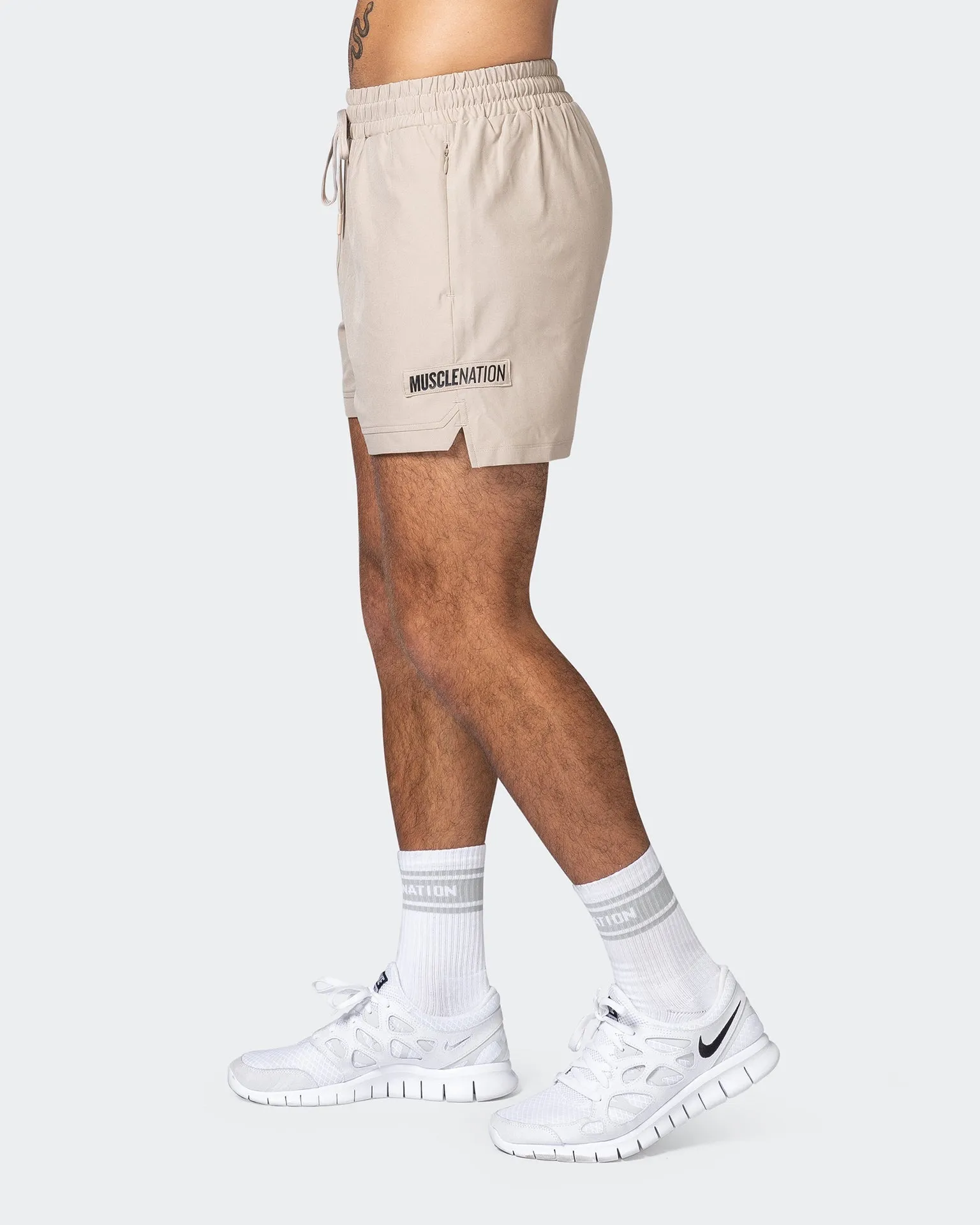Elevate Active Shorts - Bone