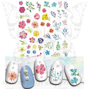 Flower Nail ART Stickers